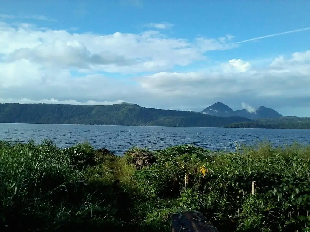 Lake Lanao and the mountains beyond, seen from Marawi