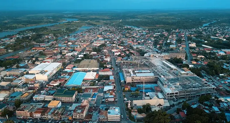 Cotabato City from the air, October 2023