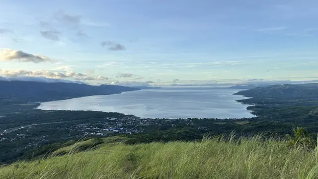 Sogod Bay seen from the hills, Southern Leyte